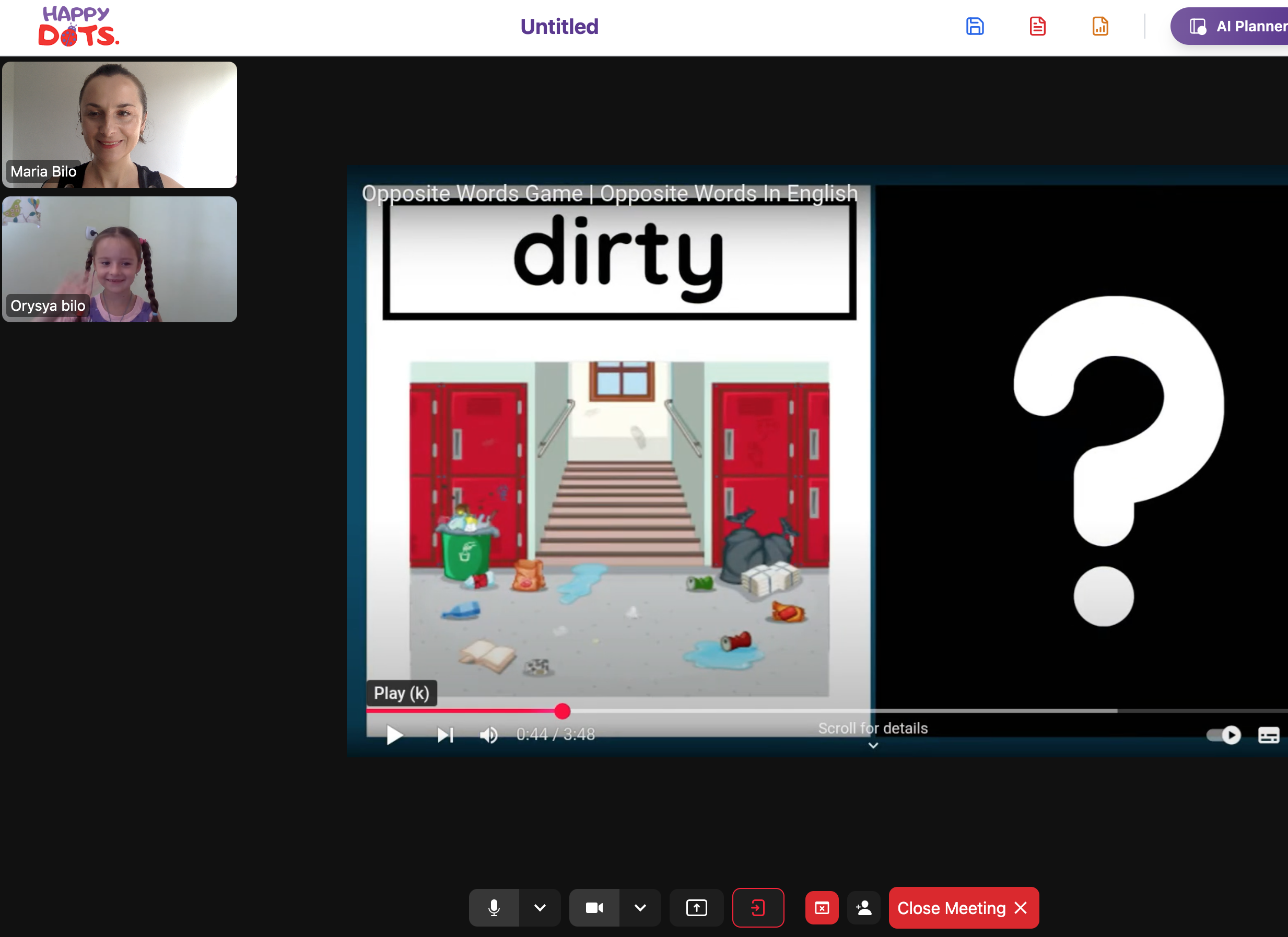 HappyDots Platform in Action - Video Calls with Interactive Map