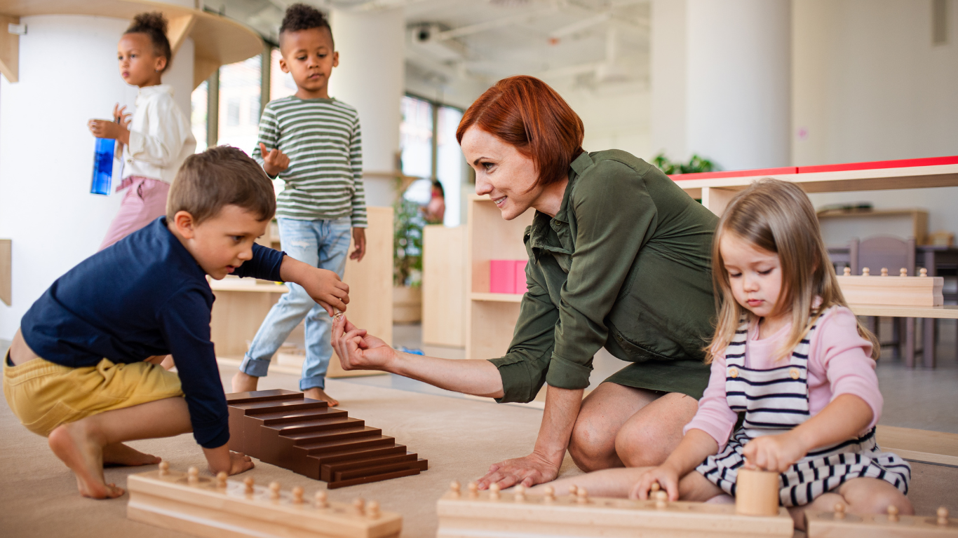 English lesson with Montessori